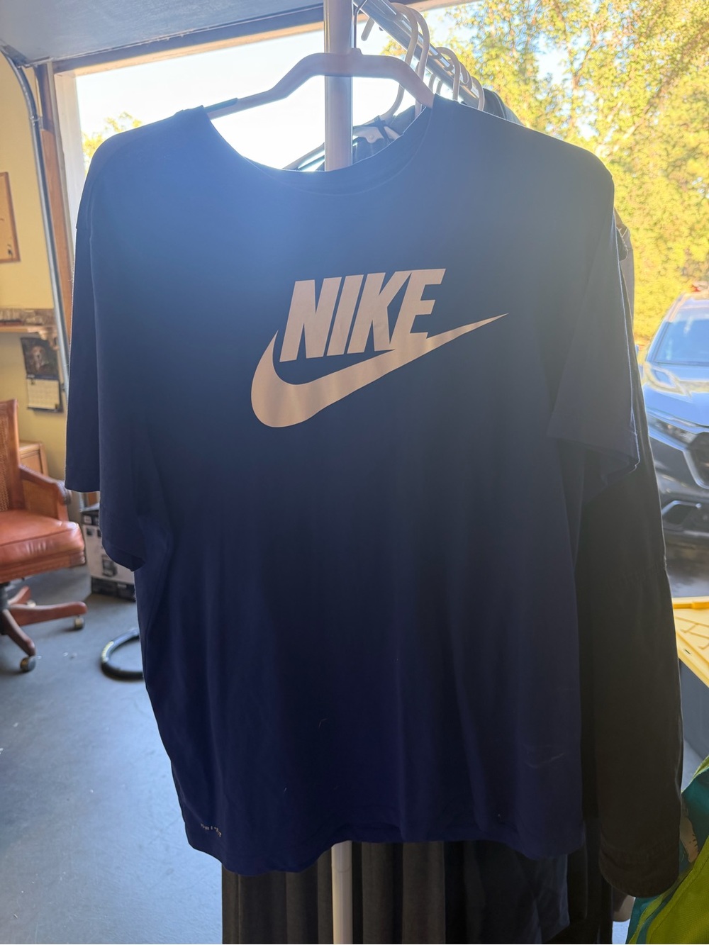 Nike Royal Blue Tee with White Logo